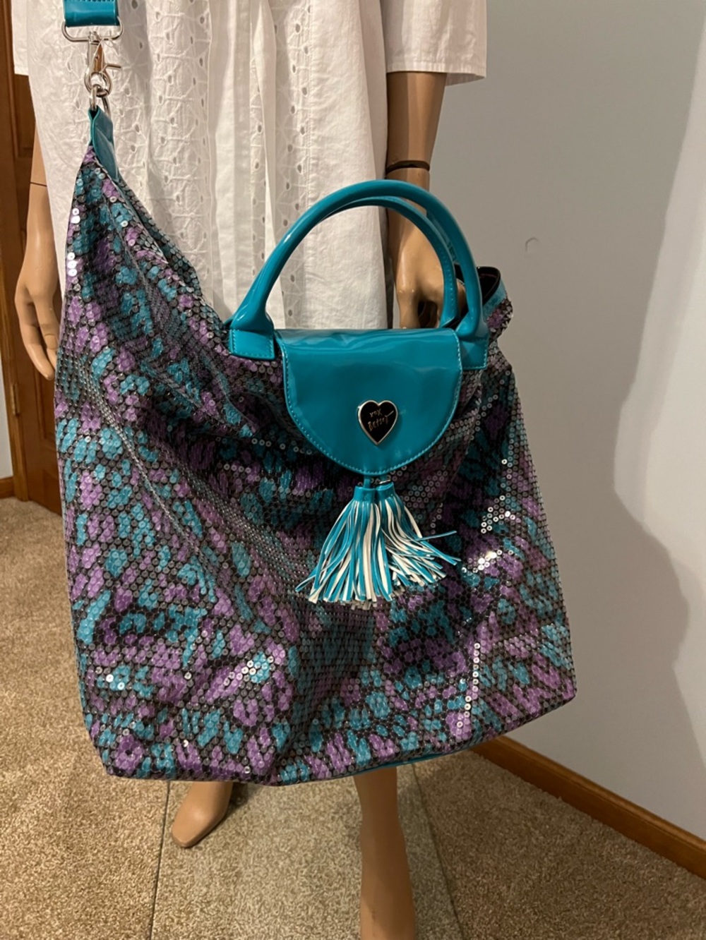 Betsey Johnson travel bag